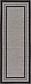 2' 2 x 6' Outdoor Border Runner Rug thumbnail