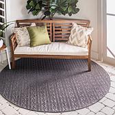 6' x 6' Outdoor Modern Round Rug thumbnail