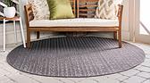 6' x 6' Outdoor Modern Round Rug thumbnail