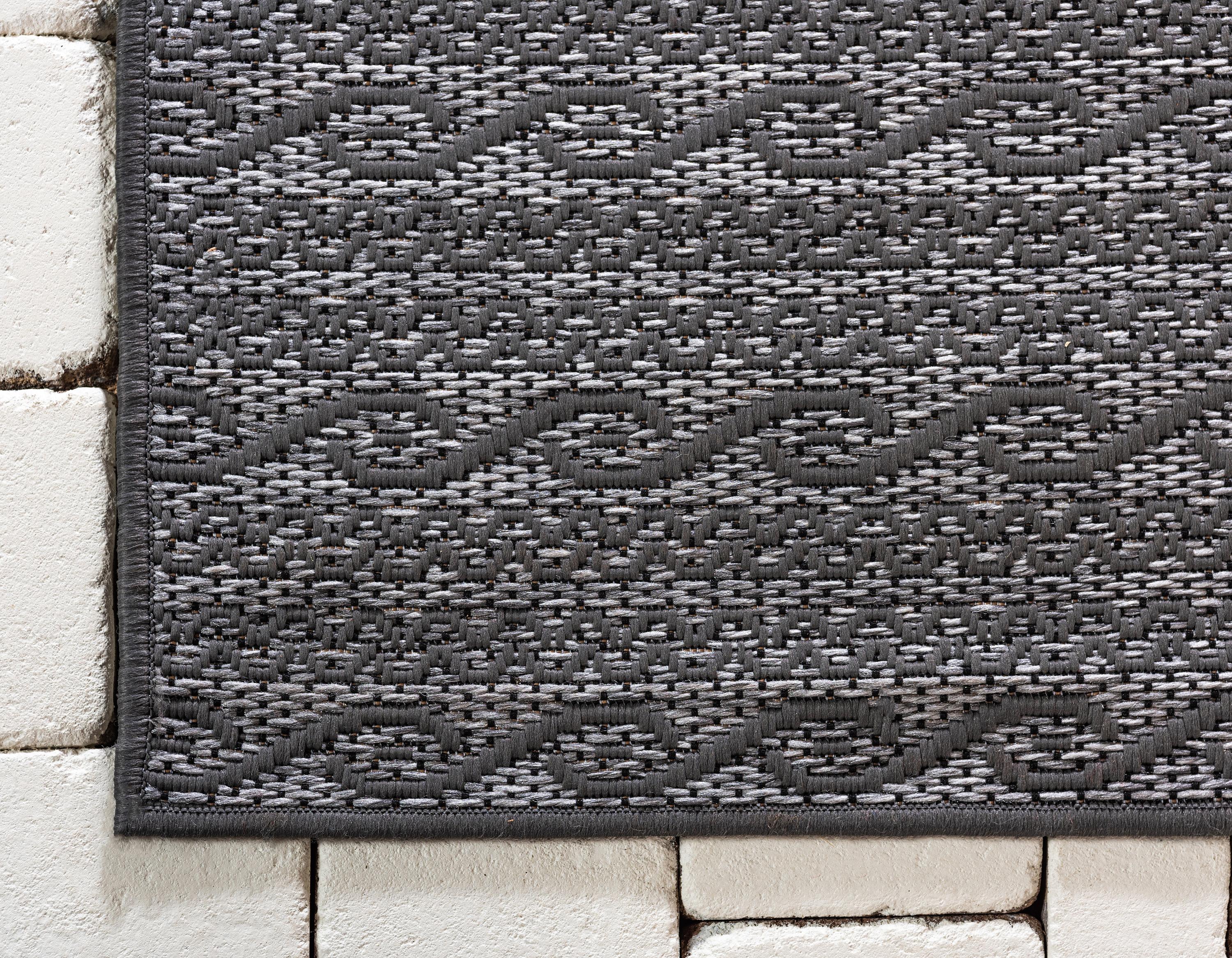 Gray 2' 2 x 3' Outdoor Modern Rug iRugs UK
