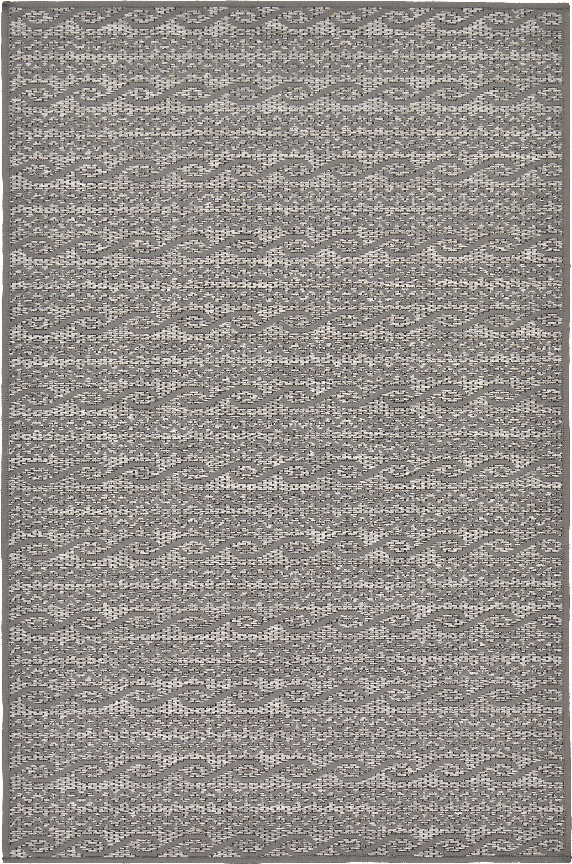 Gray 3' 3 x 5' Outdoor Modern Rug Area Rugs eSaleRugs