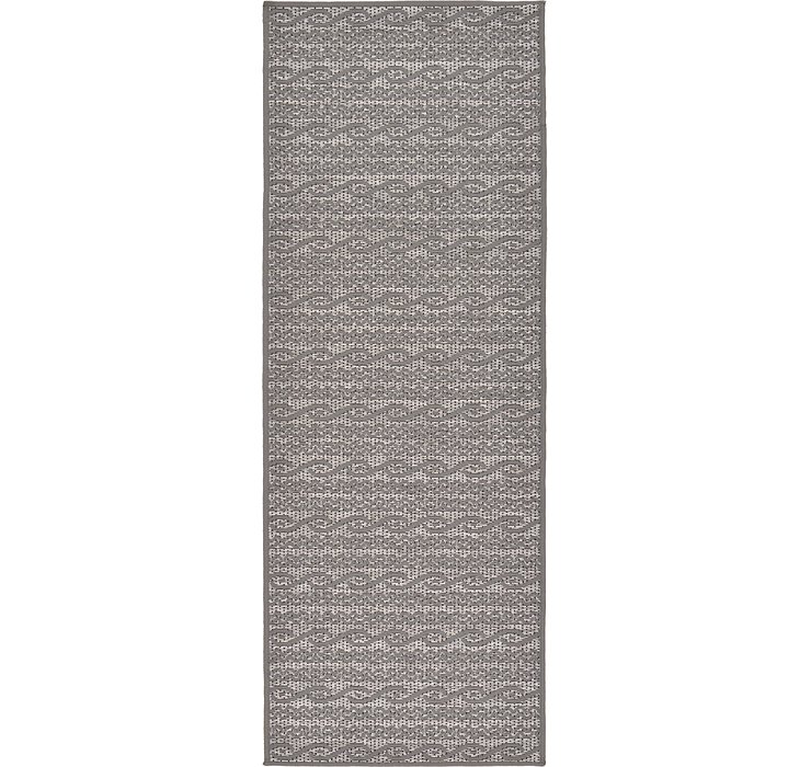 Unique Loom 2' 2 x 6' Outdoor Modern Runner Rug