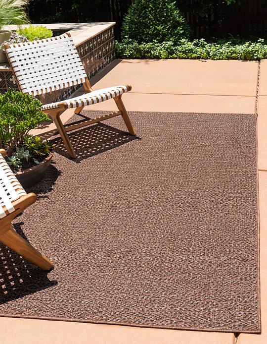 Brown 3 X 5 Outdoor Modern Rug Area Rugs Erugs Main Image Of Rug