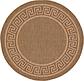6' x 6' Outdoor Border Round Rug thumbnail