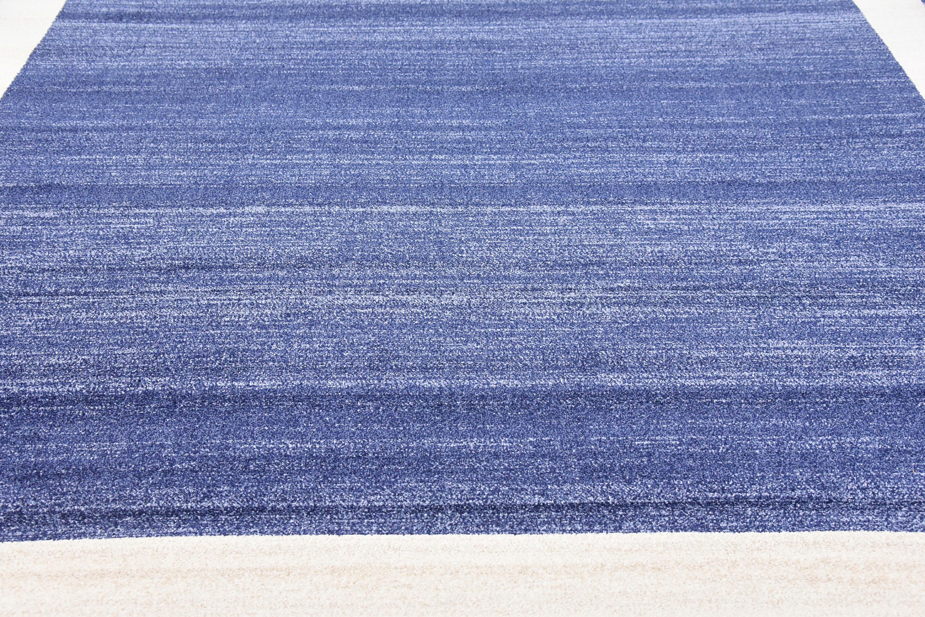 Navy Blue 8' x 8' Loft Square Rug eSaleRugs