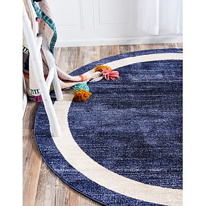 Unique Loom 6' x 6' Del Mar Round Rug