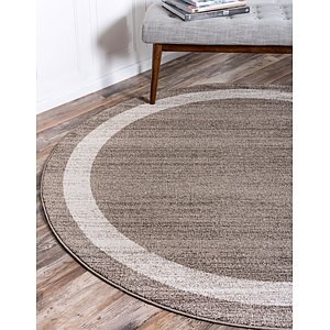 Unique Loom 6' x 6' Del Mar Round Rug