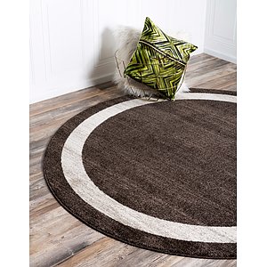 Unique Loom 8' x 8' Del Mar Round Rug