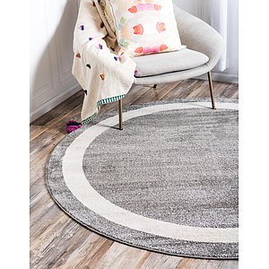 Unique Loom 6' x 6' Del Mar Round Rug