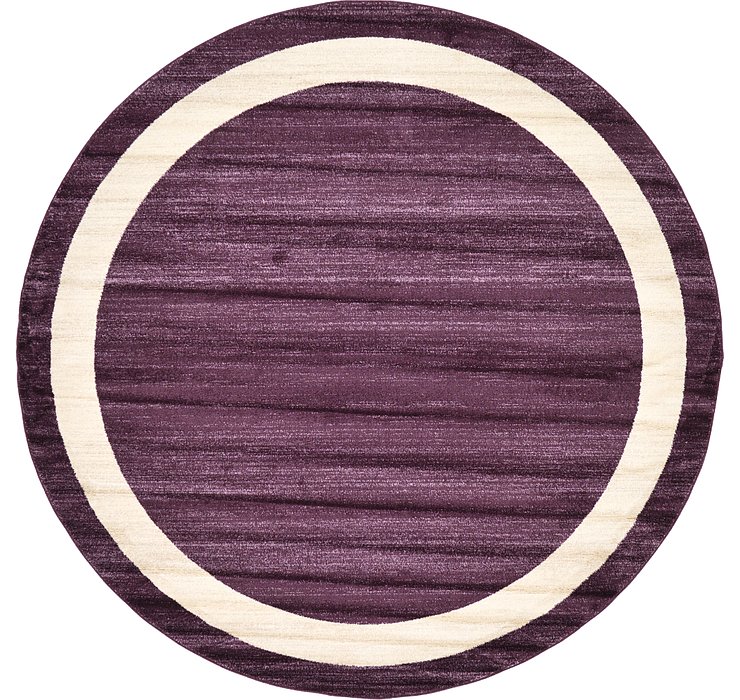 Unique Loom 8' x 8' Del Mar Round Rug