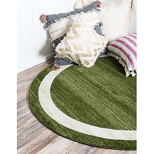 Unique Loom 8' x 8' Del Mar Round Rug