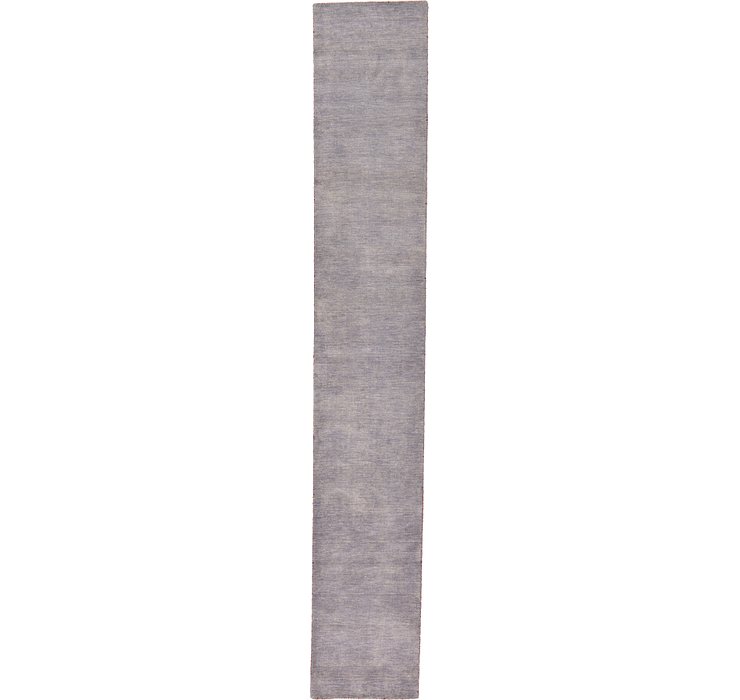 2' 7 x 16' 5 Solid Gabbeh Runner Rug