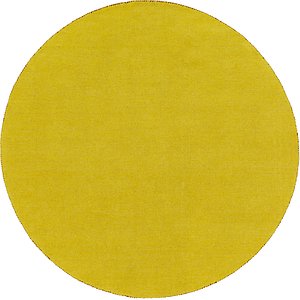 Unique Loom 6' 7 x 6' 7 Solid Gava Round Rug