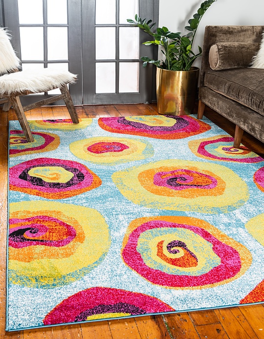 Blue 152cm x 245cm Florence Rug Area Rugs AU Rugs