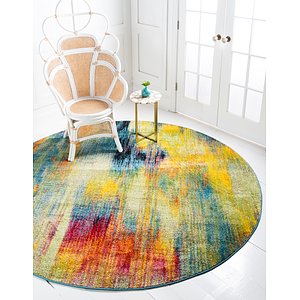 Unique Loom 6' x 6' Lyon Round Rug