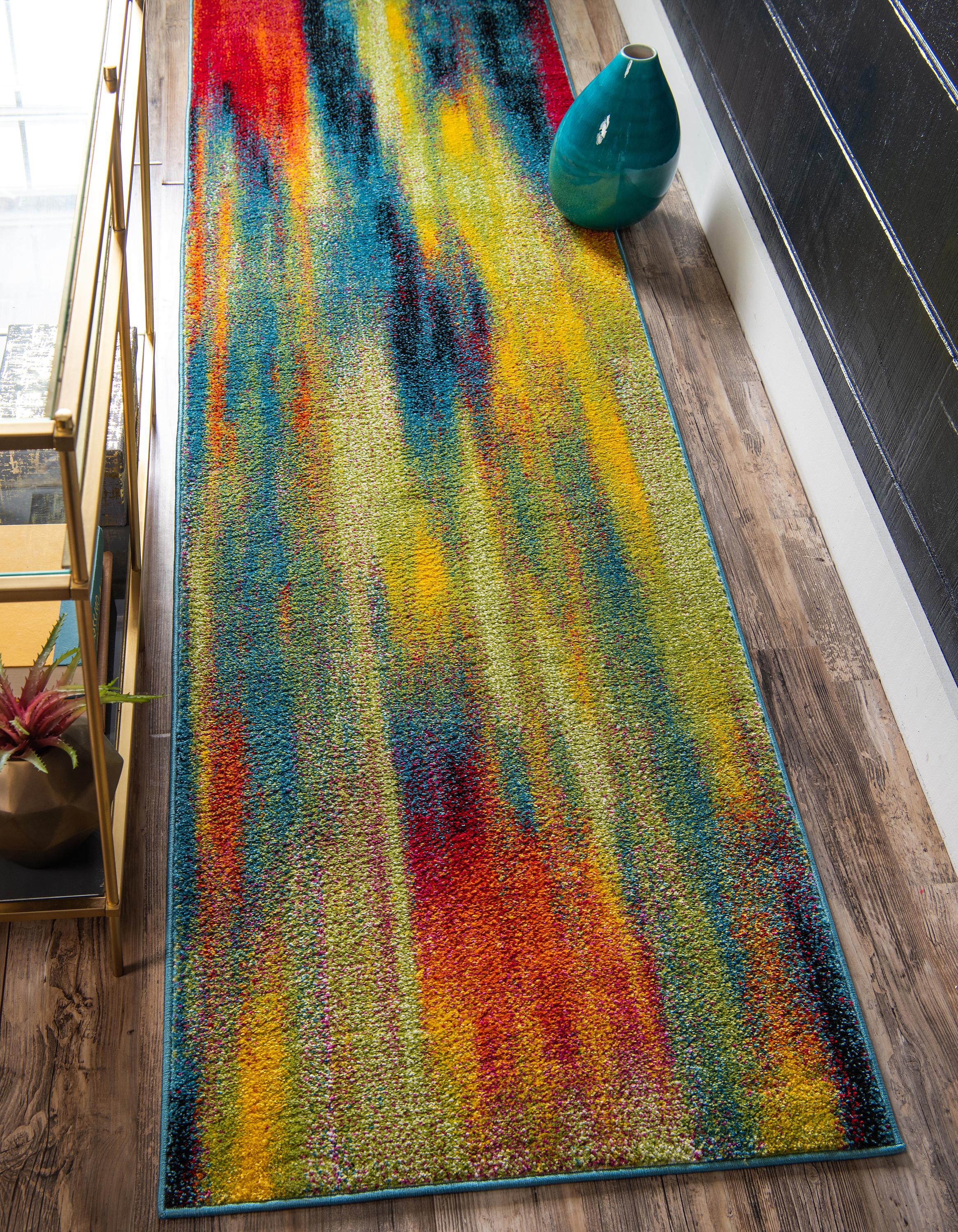 Multicolor 2' 7 x 10' Florence Runner Rug eSaleRugs