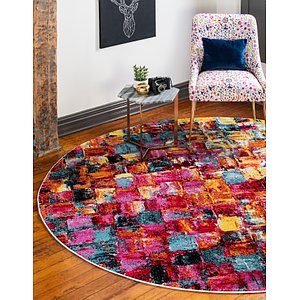 Unique Loom 6' x 6' Lyon Round Rug