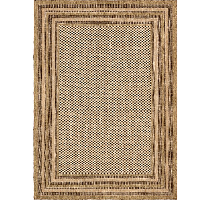 8' x 11' 4 Outdoor Border Rug