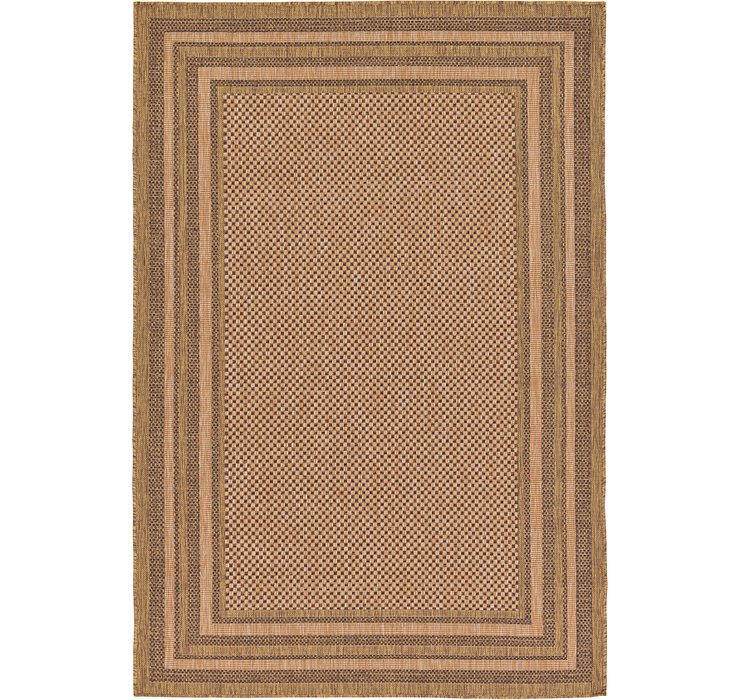 5' 3 x 8' Outdoor Border Rug