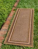 2' 2 x 6' Outdoor Border Runner Rug thumbnail image 1