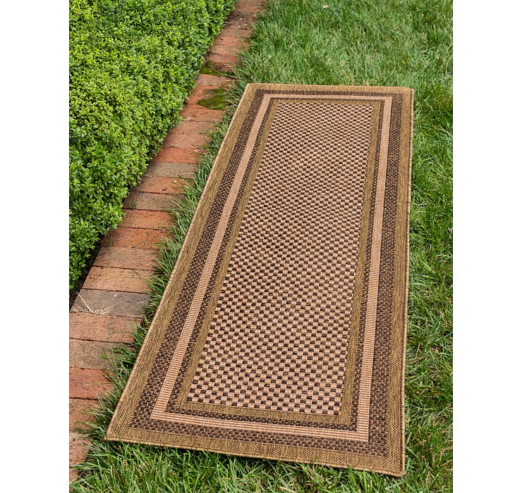 2' 2 x 6' Outdoor Border Runner Rug