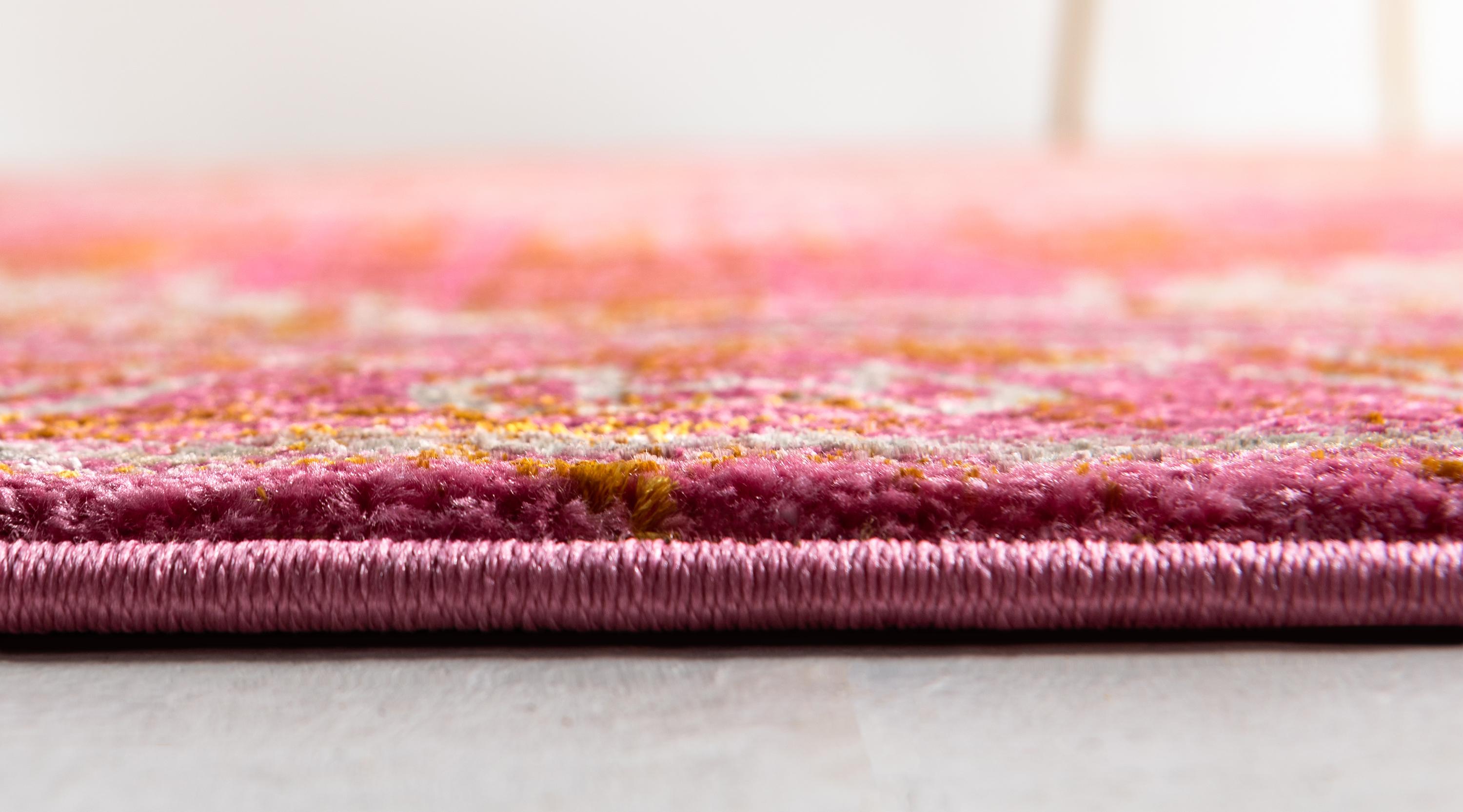 Pink 2' 7 x 10' Aria Runner Rug Area Rugs eSaleRugs