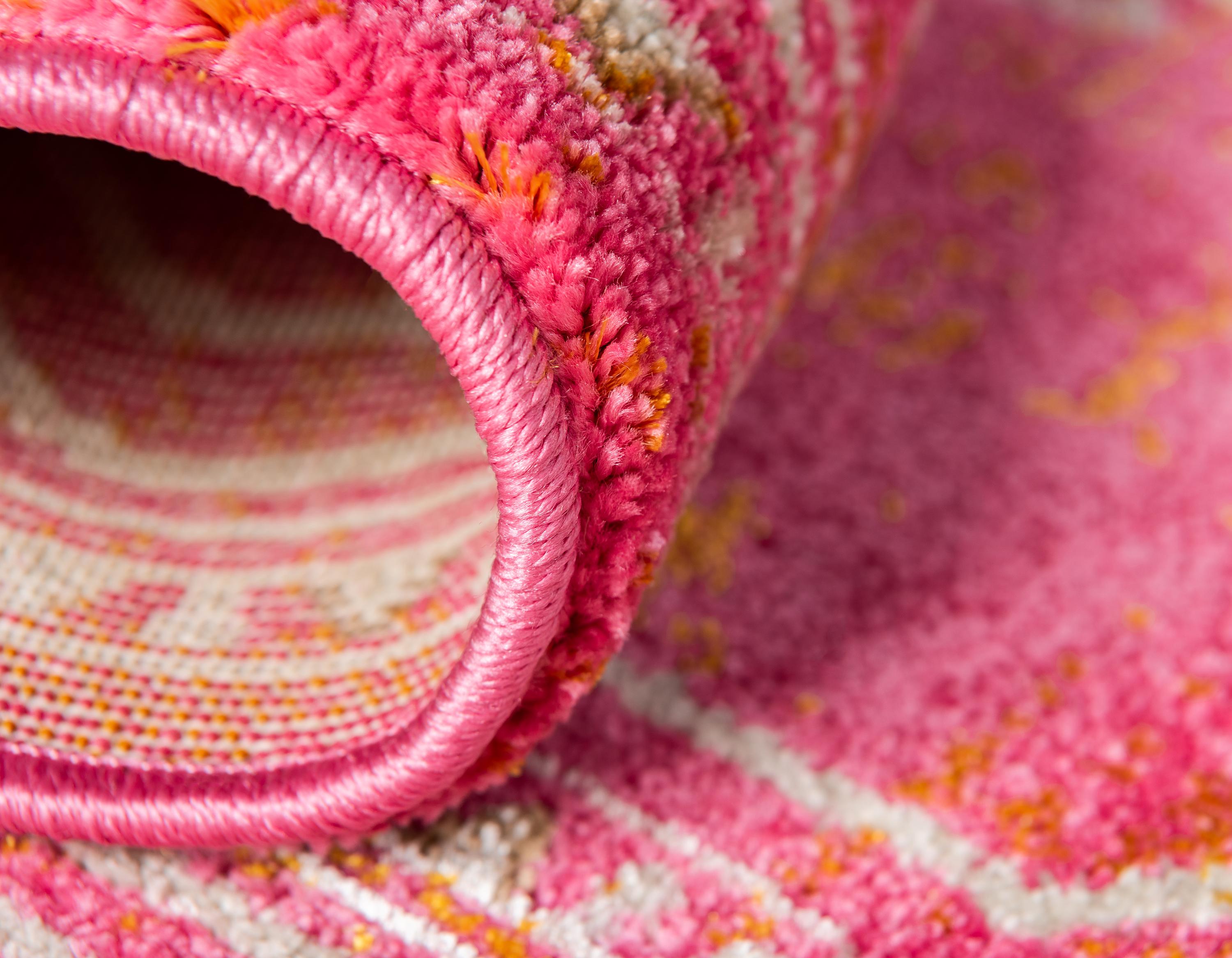 Pink 2' 7 x 10' Aria Runner Rug Area Rugs eSaleRugs