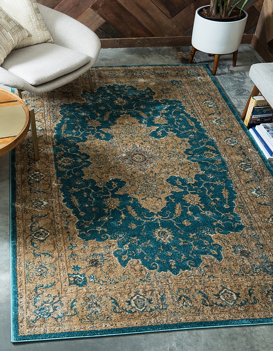 Teal 183cm x 275cm Aria Rug Area Rugs AU Rugs