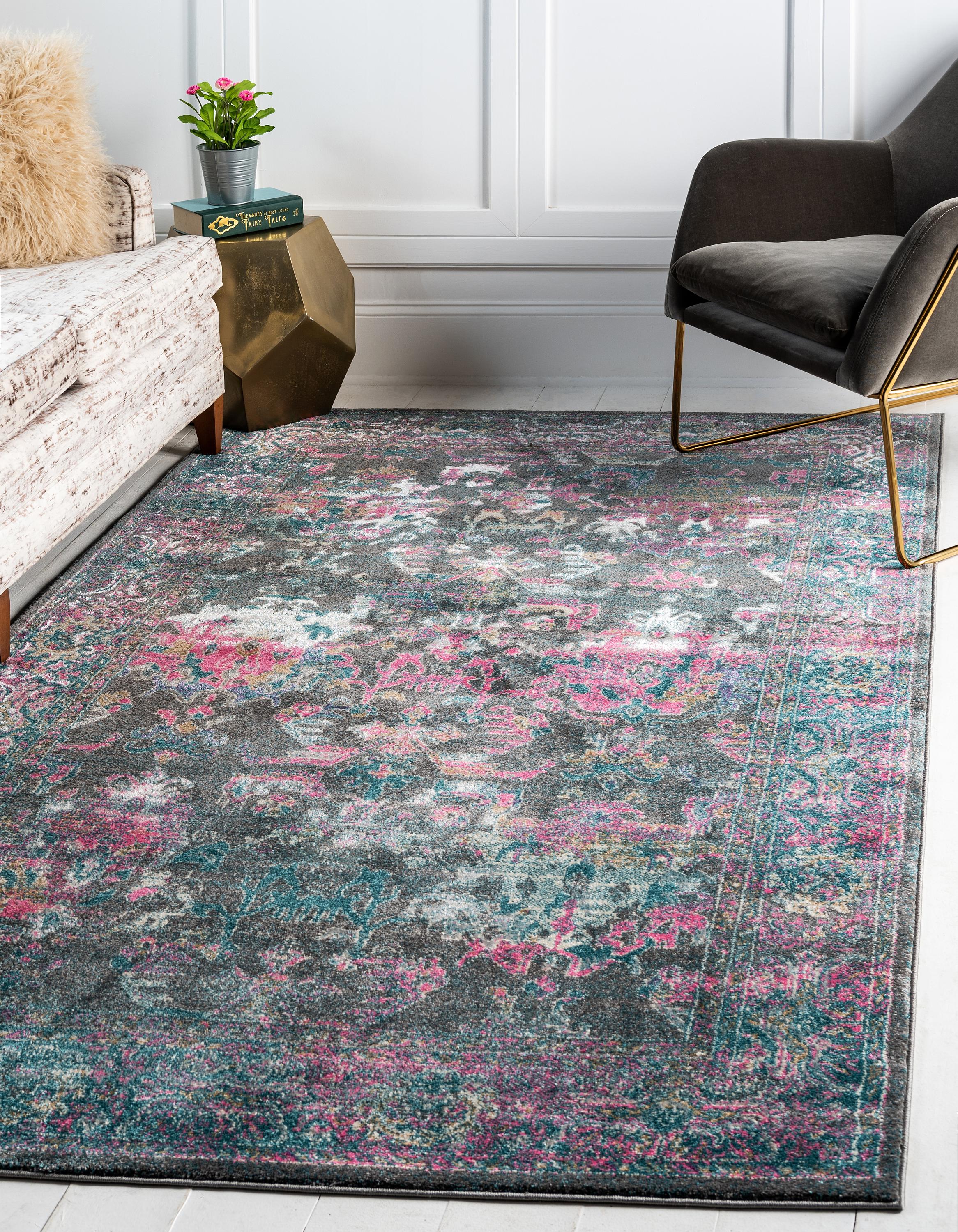 Gray 6' x 9' Aria Rug Area Rugs Rugs.ca