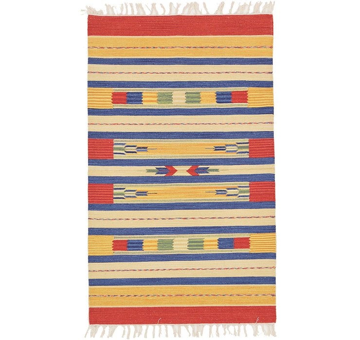 3' x 5' Kilim Dhurrie Rug