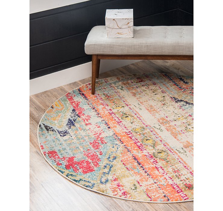 6' x 6' Santa Fe Round Rug