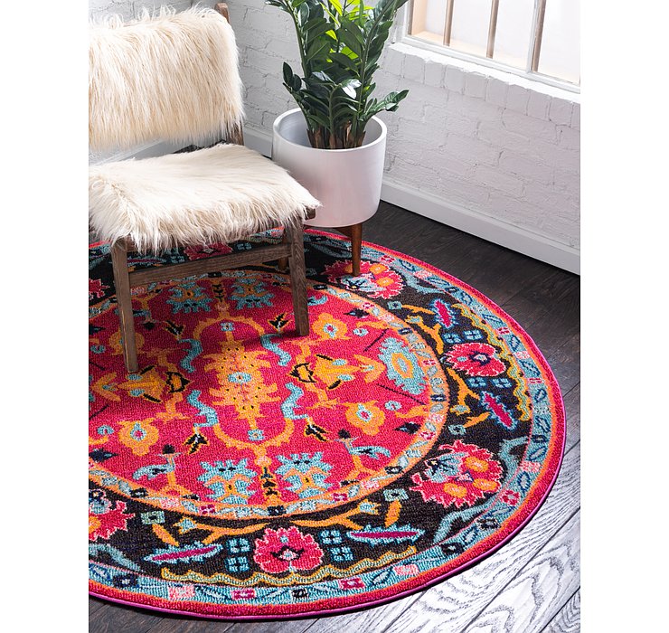 8' x 8' Fleur Round Rug