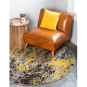 Unique Loom 6' x 6' Estrella Round Rug