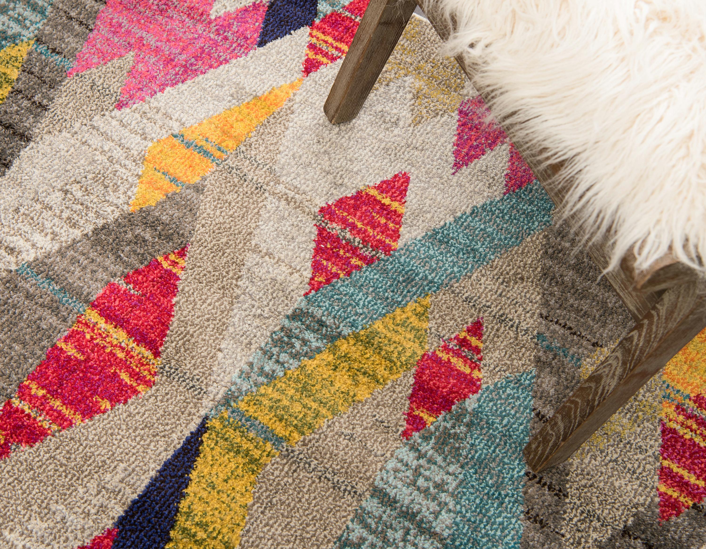 Multicolor 5' x 8' Santa Fe Rug iRugs UK