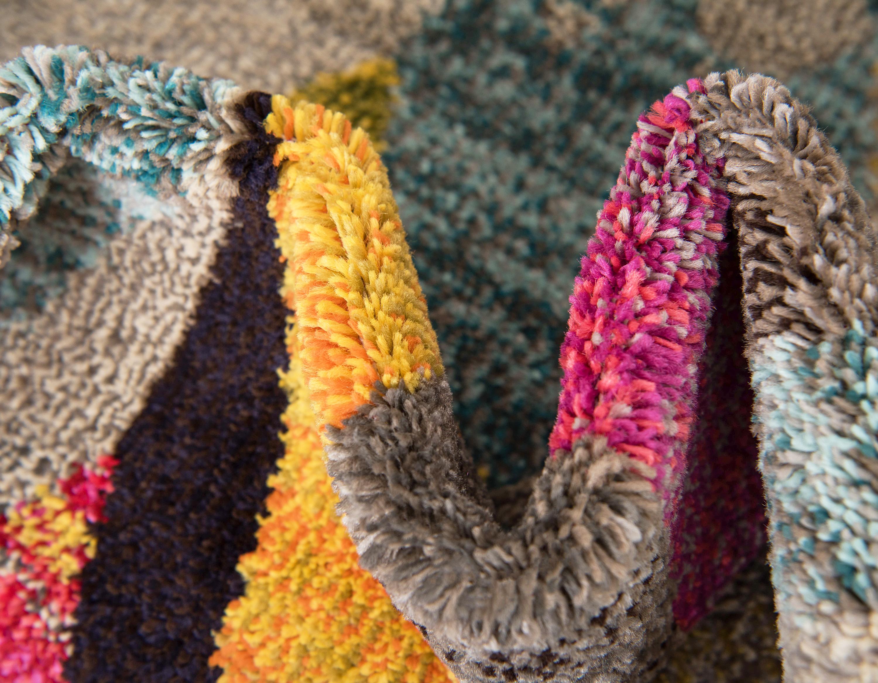 Multicolor 5' x 8' Santa Fe Rug Rugs.ca