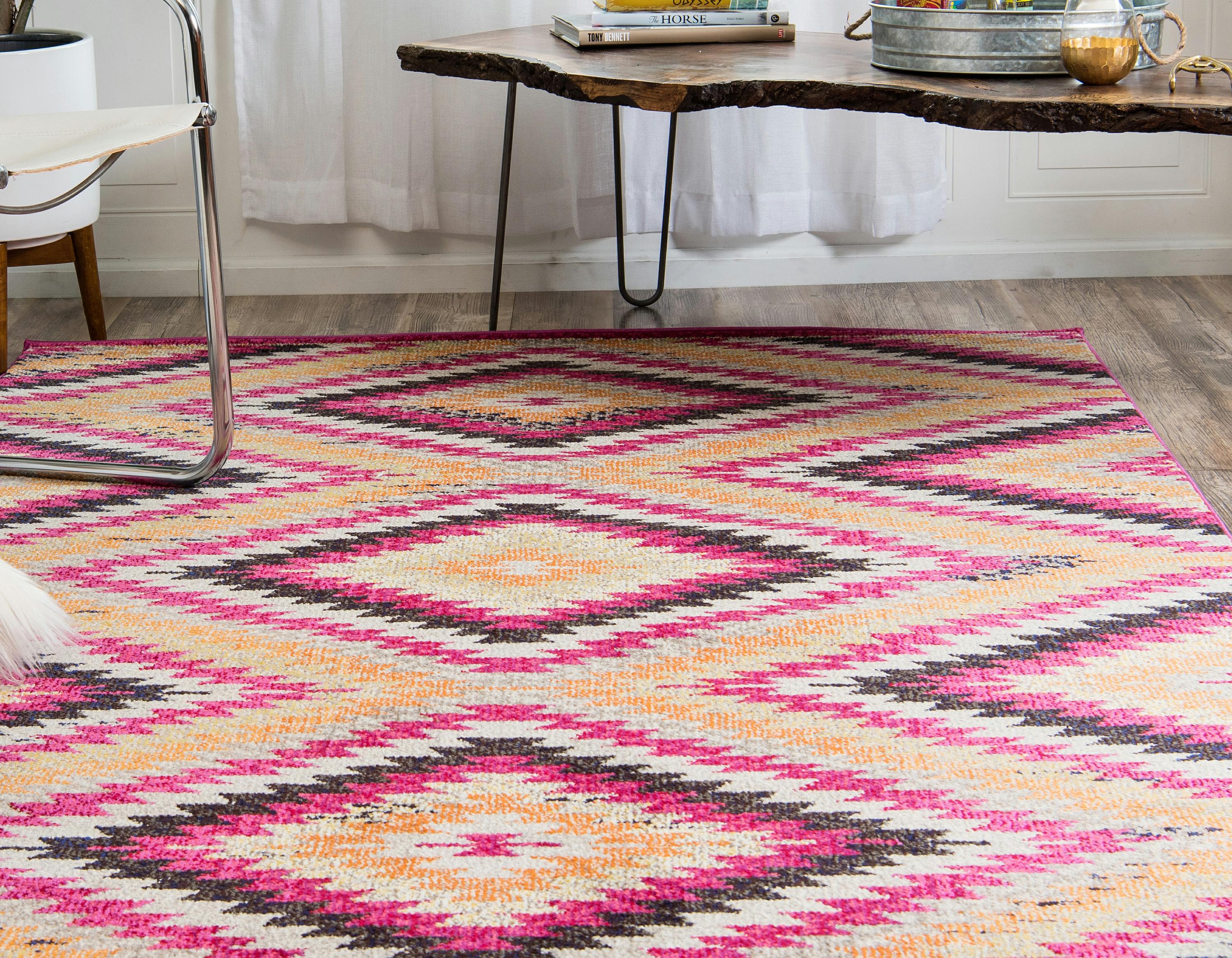 Multicolor 9' x 12' Santa Fe Rug iRugs UK
