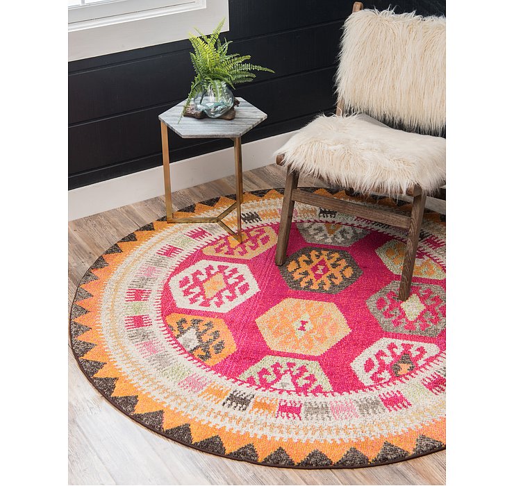 6' x 6' Santa Fe Round Rug