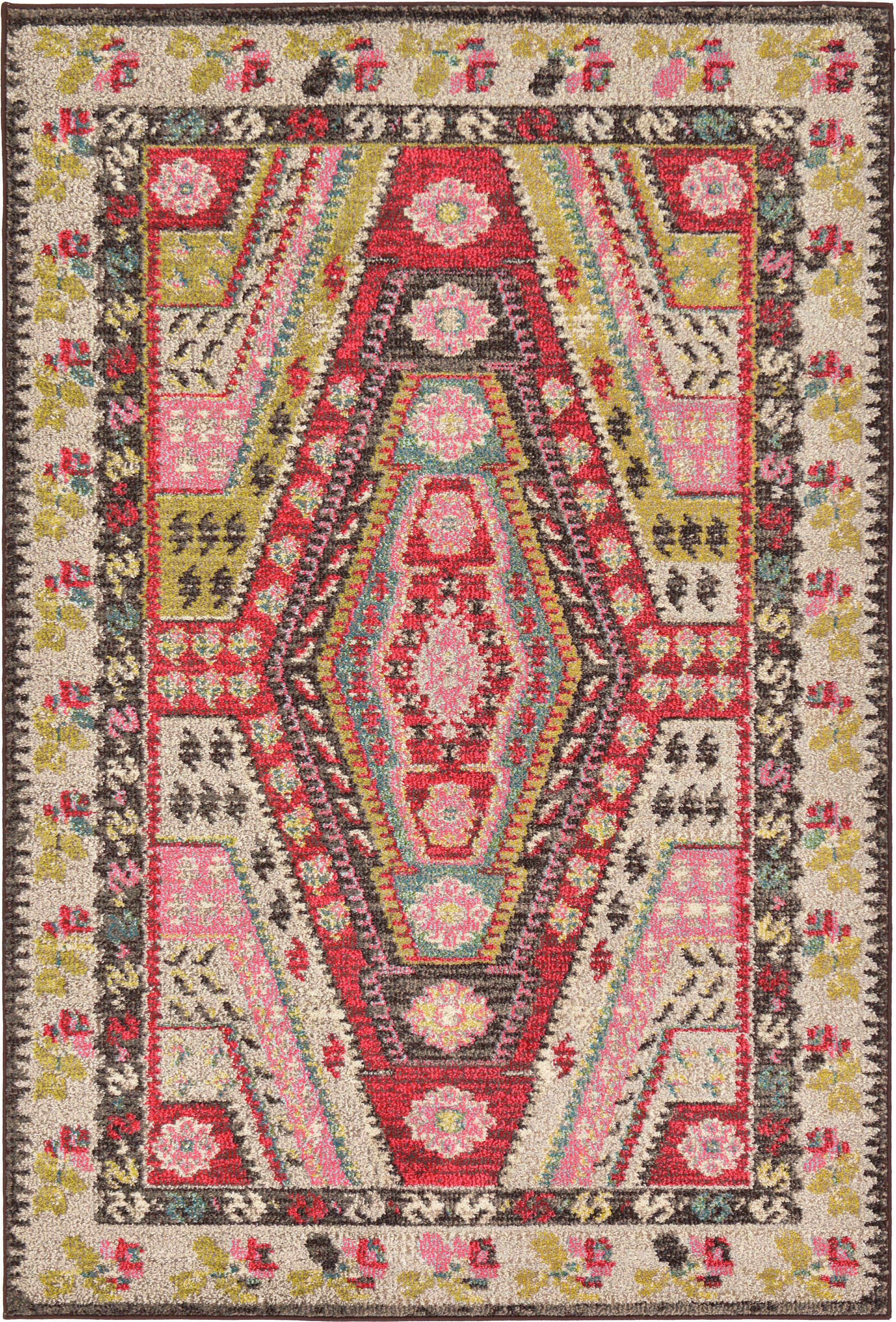 Multicolor 4' x 6' Santa Fe Rug iRugs UK