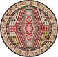 8' x 8' Santa Fe Round Rug thumbnail
