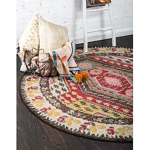 6' x 6' Santa Fe Round Rug