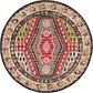6' x 6' Santa Fe Round Rug thumbnail