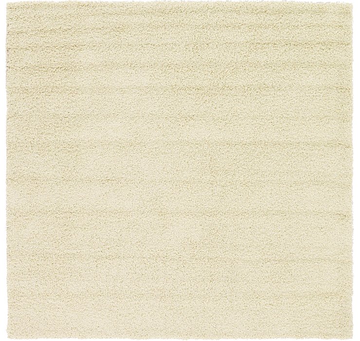 8' 2 x 8' 2 Solid Shag Square Rug