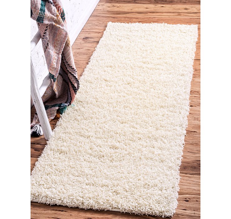 2' 2 x 6' 5 Solid Shag Runner Rug