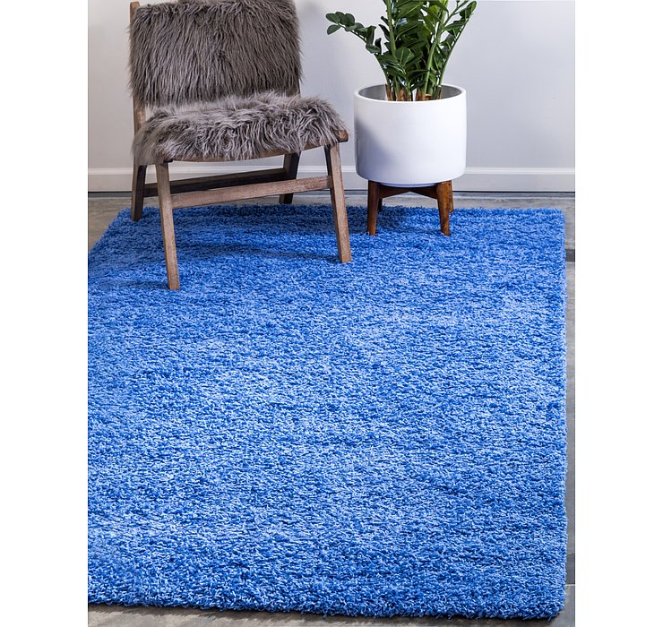 8' x 11' Solid Shag Rug