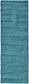 2' 2 x 6' 5 Solid Shag Runner Rug thumbnail