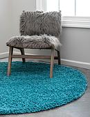8' 2 x 8' 2 Solid Shag Round Rug thumbnail