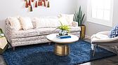 8' x 10' Solid Shag Rug thumbnail