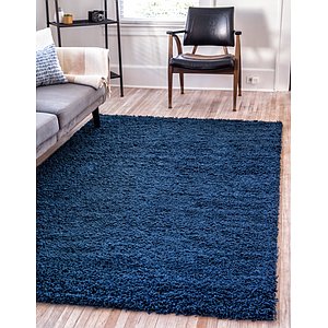 5' x 8' Solid Shag Rug