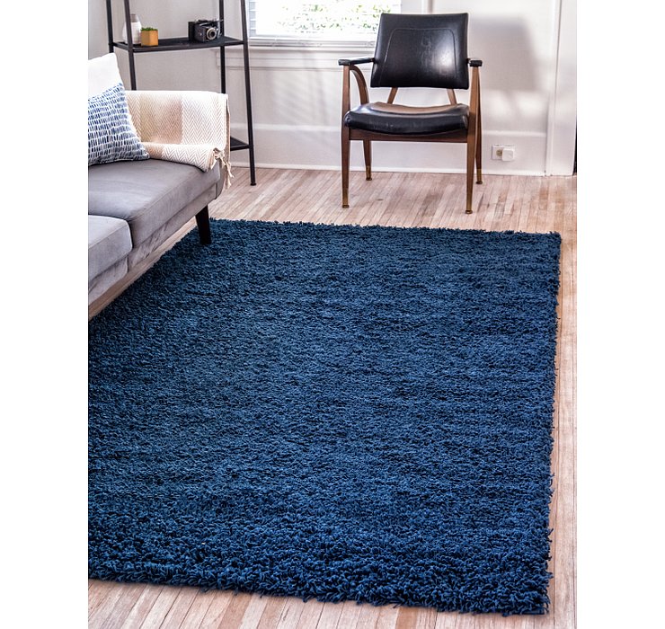 4' x 6' Solid Shag Rug