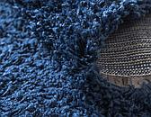 6' x 6' Solid Shag Round Rug thumbnail